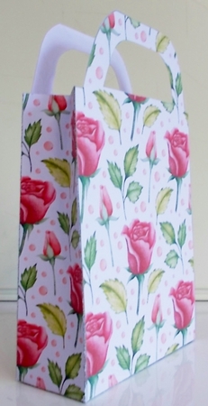 Red roses gift bag 1 by Pam Stubley