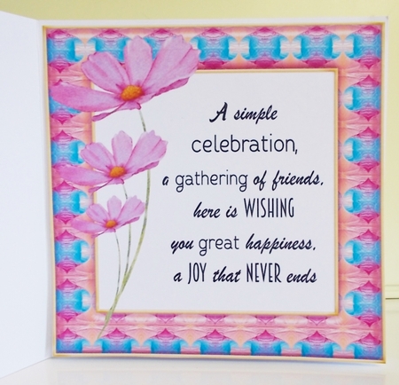 Floral Birthday insert 5 by Pam Stubley