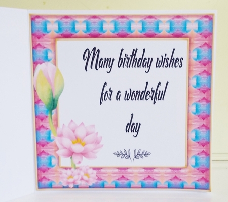 Floral Birthday insert E by Pam Stubley