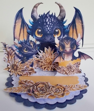 Dragon the Kids Up 7 Triple Easel by Pam Stubley