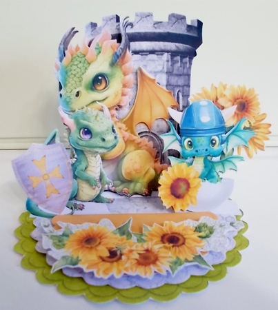 Dragon the Kids Up 10 Triple Easel by Pam Stubley