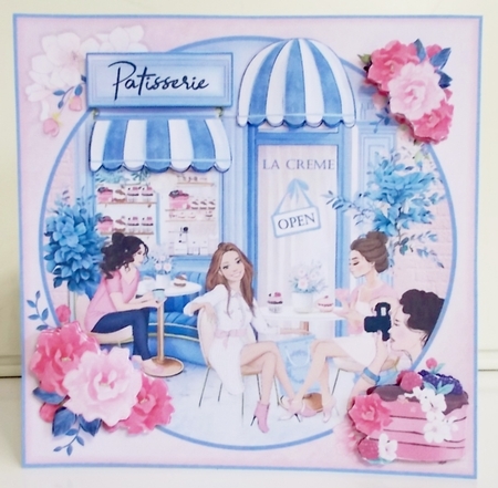   La Creme Patisserie Card Front & Inserts by Pam Stubley