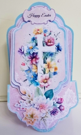 The Meaning of Easter 5 - Upright Z-fold Tag Card Mini Kit by Pam Stubley