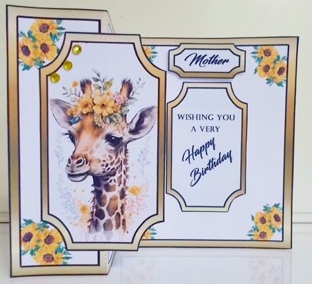 FB Cute floral giraffe by Pam Stubley