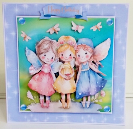 8x8 Mini Kit, Beautiful Fairy Friends , 2 by Pam Stubley