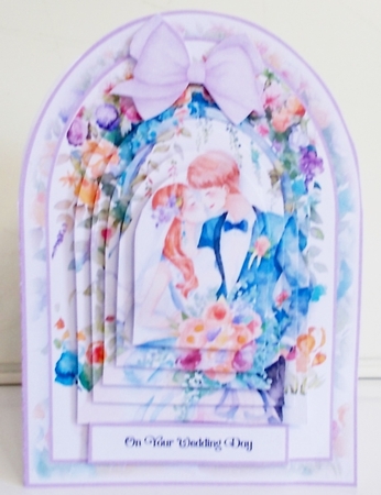 Cut and Fold Flower Arch Wedding No.3 by Pam Stubley