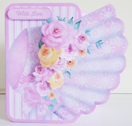 Pink and Yellow Cluster - Bonnet Card Mini Kit by Pam Stubley