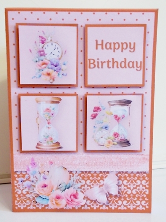 Time Flies - Squares Card Mini Kit by Pam Stubley