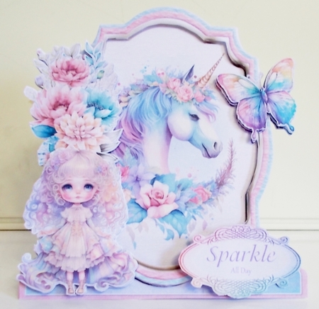 Over the Rainbow 1 XL Shaped Card Kit by Pam Stubley