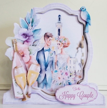 Forever Begins Today 1 XL Shaped Card Kit by Pam Stubley