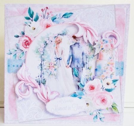 Forever Begins Today 7  7.75x7.75 Simply Cards  by Pam Stubley