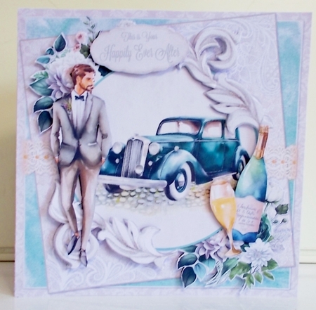 Forever Begins Today 9  7.75x7.75 Simply Cards  by Pam Stubley
