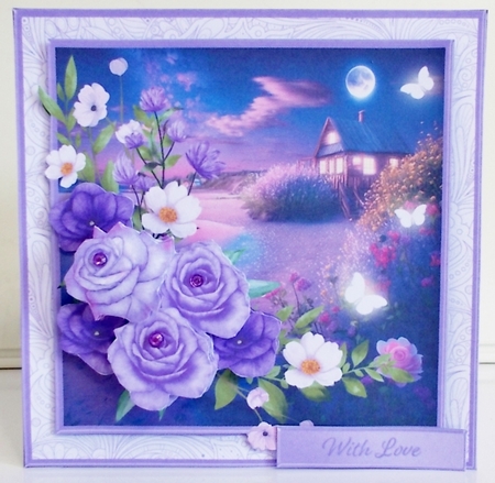 Lakeside Cottage - Decoupage Card Mini Kit by Pam Stubley