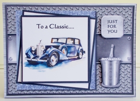 To a Classic Male Card A5 Mini Kit by Pam Stubley