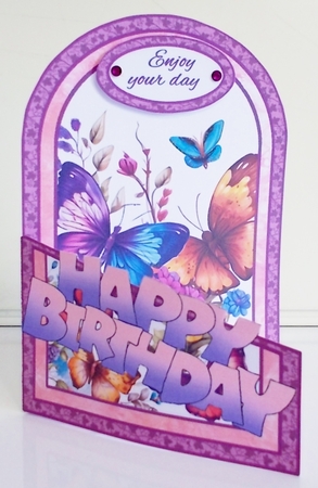 Cutaway Bright butterflies by Pam Stubley