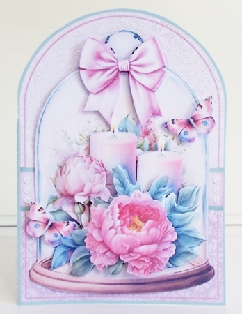Candle Bell Jar 03 5x7 Shaped Mini Page Kit by Pam Stubley