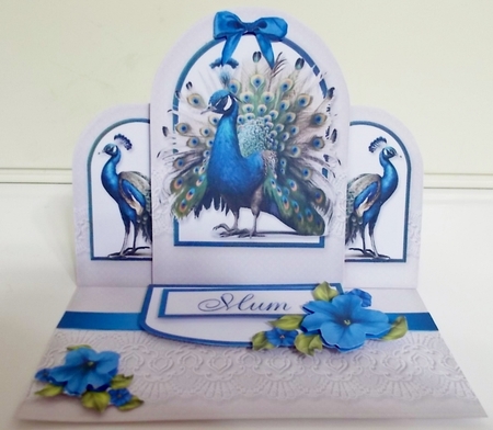 Ravishing Peacock Easel Kit by Pam Stubley