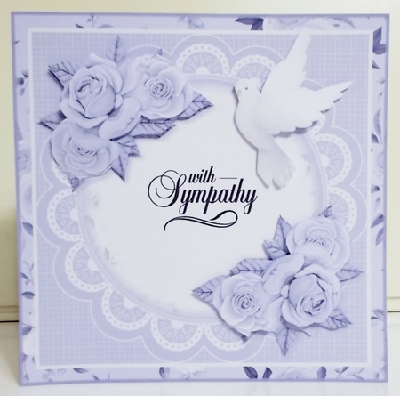 Sympathy Roses & Doves Mini Kit by Pam Stubley