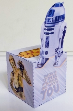 STAR WARS JEDI LUKE BIRTHDAY FAVOR BOX by Pam Stubley