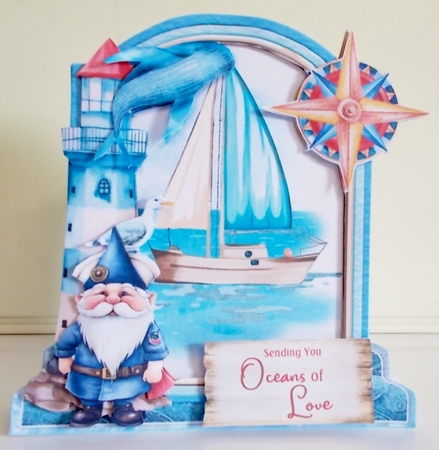 Smooth Sailing 1 XL Shaped Card Kit by Pam Stubley