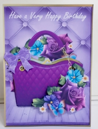 A5 Birthday Roses Mini Kit by Pam Stubley