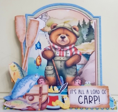 Beary Fishy 5 XL Shaped Card Kit by Pam Stubley