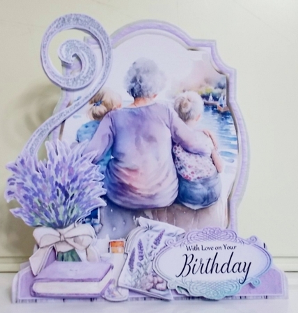 Lavender Bliss 8 XL Shaped Card Kit by Pam Stubley
