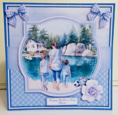 DOWN BY THE LAKE - MUMS by Pam Stubley