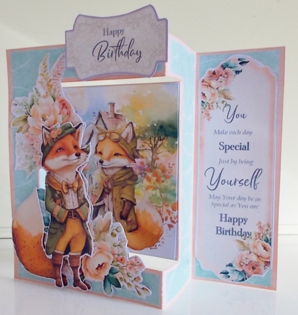 Into the Woods 2 - Side Panel Step Card & Envelope Kit by Pam Stubley
