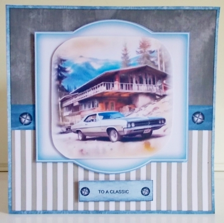Male Card To A Classic Mini Kit by Pam Stubley