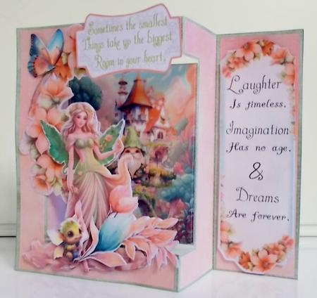 Realm of the Fairy Queen 1 - Side Panel Step Card & Envelope Kit by Pam Stubley