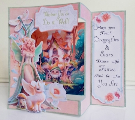 Realm of the Fairy Queen 2 - Side Panel Step Card & Envelope Kit by Pam Stubley