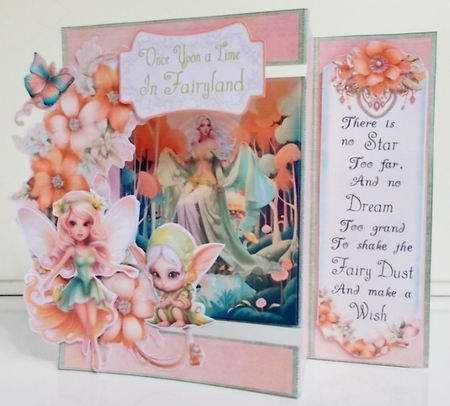 Realm of the Fairy Queen 3 - Side Panel Step Card & Envelope Kit by Pam Stubley