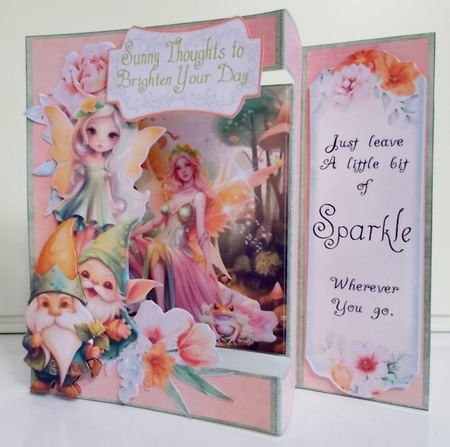 Realm of the Fairy Queen 4 - Side Panel Step Card & Envelope Kit by Pam Stubley