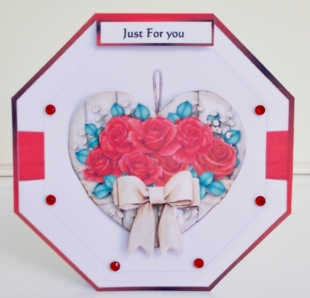 Octagon Romantic Roses Mini Kit by Pam Stubley