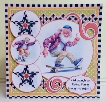As Old as You Feel 1  7.75x7.75 Simply Cards  by Pam Stubley