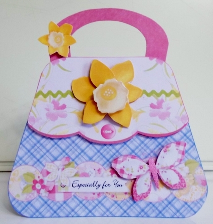 Daffodil Bag Card by Pam Stubley