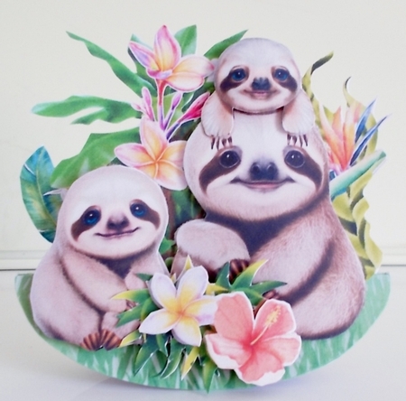 Cmon Get Happy in the Jungle 6 Rocker Card by Pam Stubley
