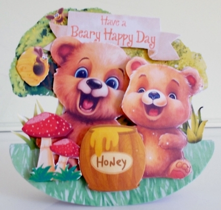 Cmon Get Happy in the Forest 2 Rocker Card by Pam Stubley