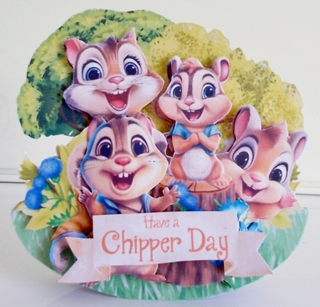 Cmon Get Happy in the Forest 6 Rocker Card by Pam Stubley