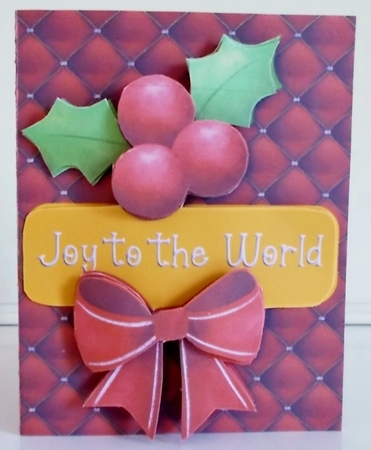 Christmas Joy - Double Window Card by Pam Stubley