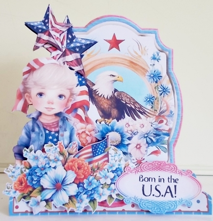 American Spirit 8 XL Shaped Card Kit by Pam Stubley