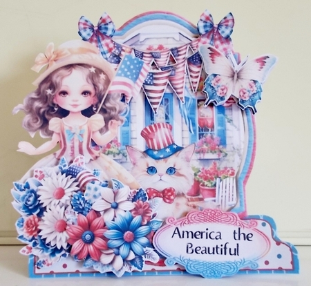 American Spirit 11 XL Shaped Card Kit by Pam Stubley