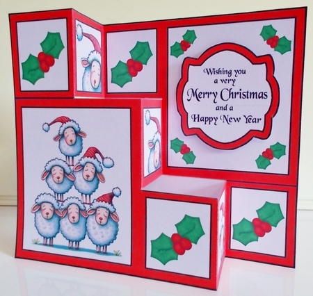 TSF Christmas sheep squad by Pam Stubley