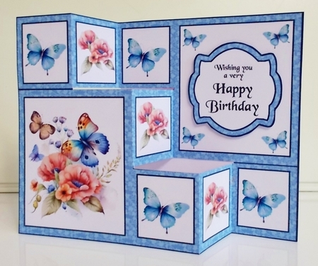 TSF Butterflies & poppies by Pam Stubley