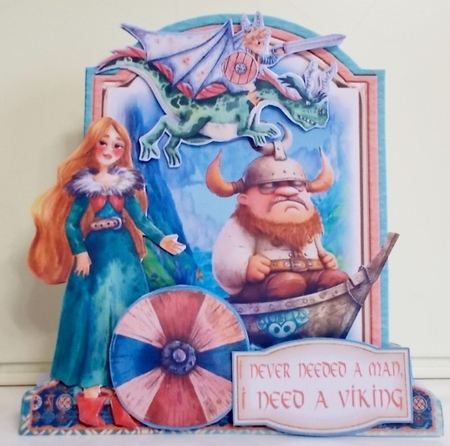 May the Norse be with You 2 XL Shaped Card Kit by Pam Stubley