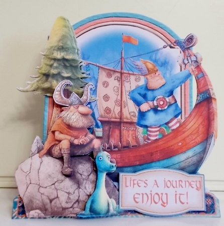 May the Norse be with You 3 XL Shaped Card Kit by Pam Stubley