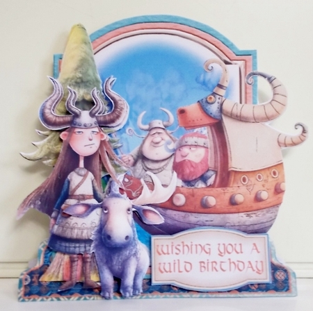 May the Norse be with You 6 XL Shaped Card Kit by Pam Stubley