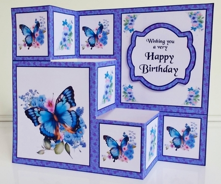 TSF Blue butterflies by Pam Stubley