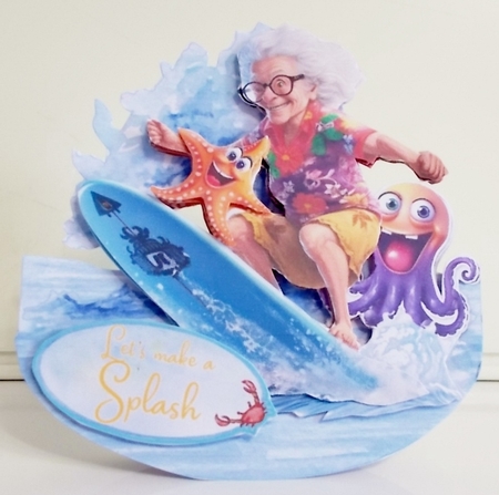 Never too Old for Fun in the Sun 2 Rocker Card by Pam Stubley